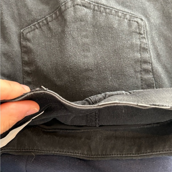 Soft Surroundings pull on Flat Front Elastic Waist black bootcut Pants sz large - Picture 9 of 11